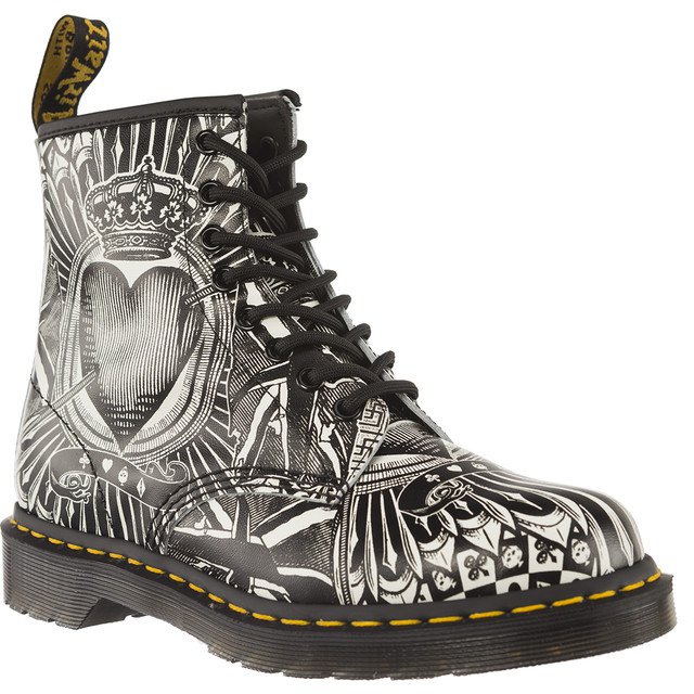 Dr. Martens Cartea de joc Dr.martens 1460 alb negru