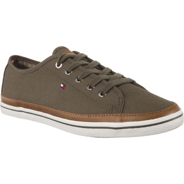 Tommy Hilfiger Iconic Sneaker Kesha 011 Dusty Olive verde