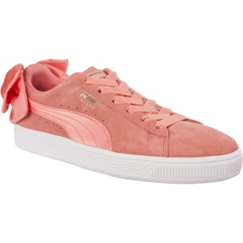 Puma Suede Bow Wn S Shell Pink Shell roz