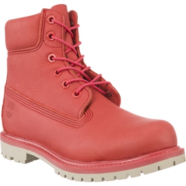 Timberland 6 În Premium Boot Aqk roșu Timberland 6 În Premium Boot Aqk roșu