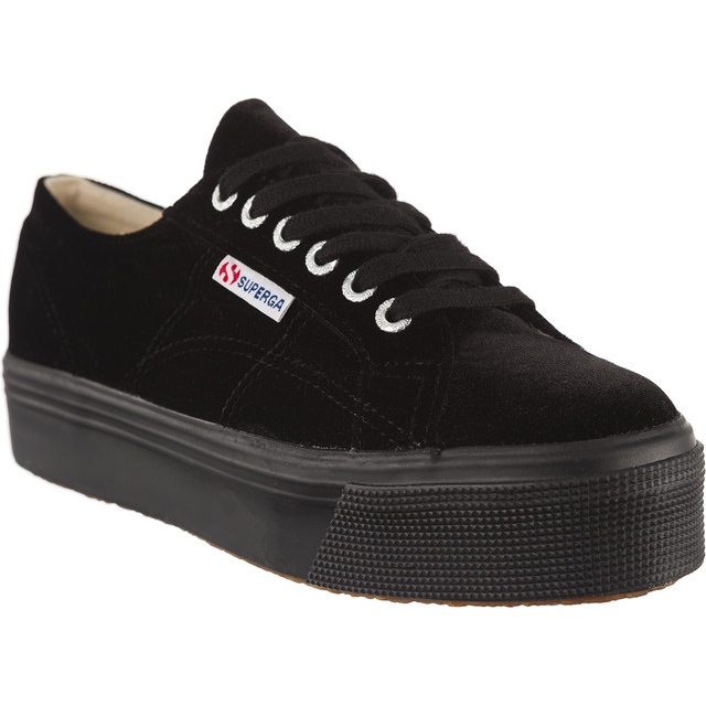 Superga 2790 Velvetw 999 negru