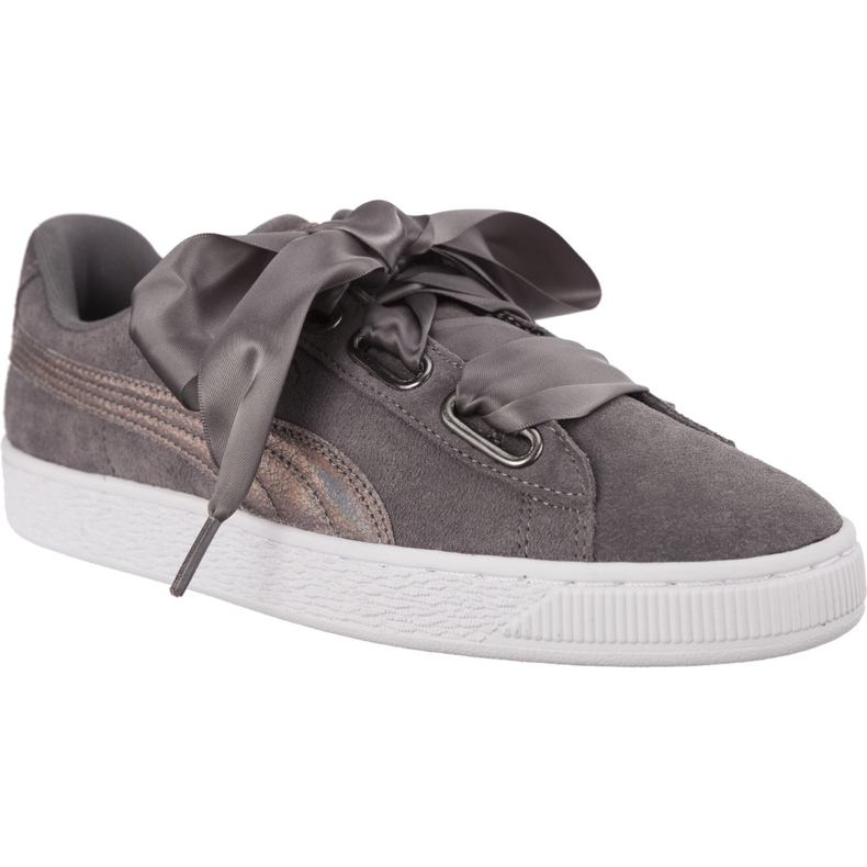 Puma Suede Heart Lunalux Wn S Pearl afumat alb gri