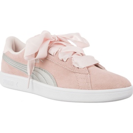 Puma Smash V2 Panglică gri roz Puma Smash V2 Panglică gri roz
