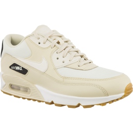 Nike Wmns Air Max 90 Fossil Sail Negru Gum ușor deschis maro