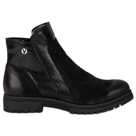 Cizme confortabile din piele VINCEZA negru Cizme confortabile din piele VINCEZA negru