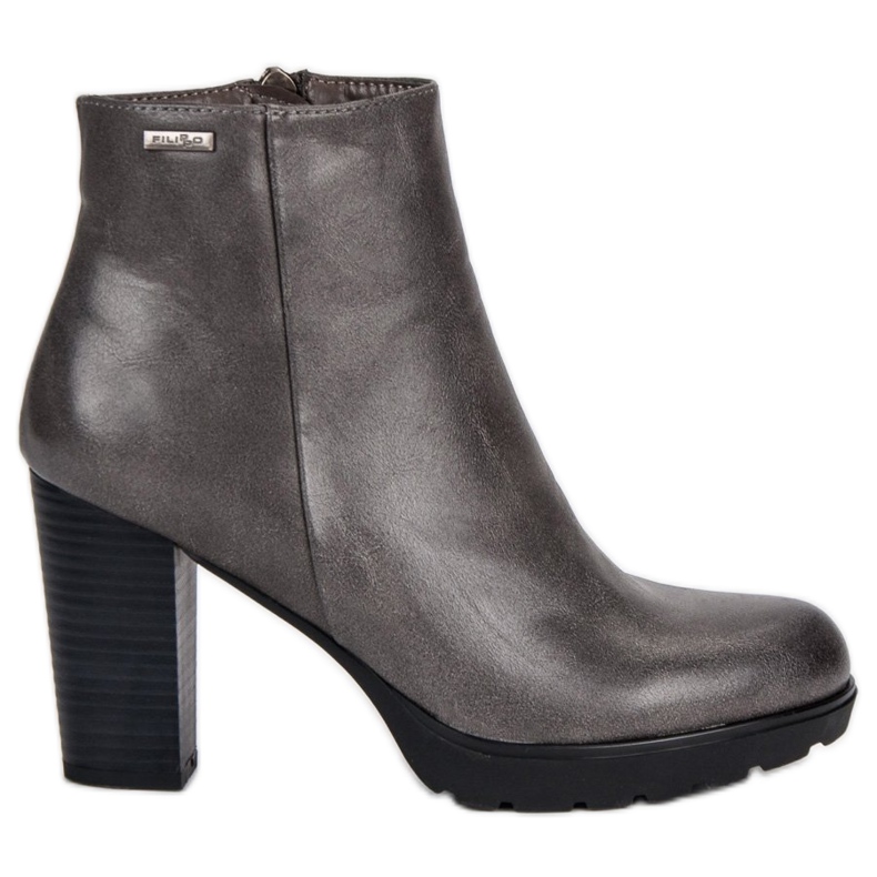 Filippo Cizme de grafit pe post gri