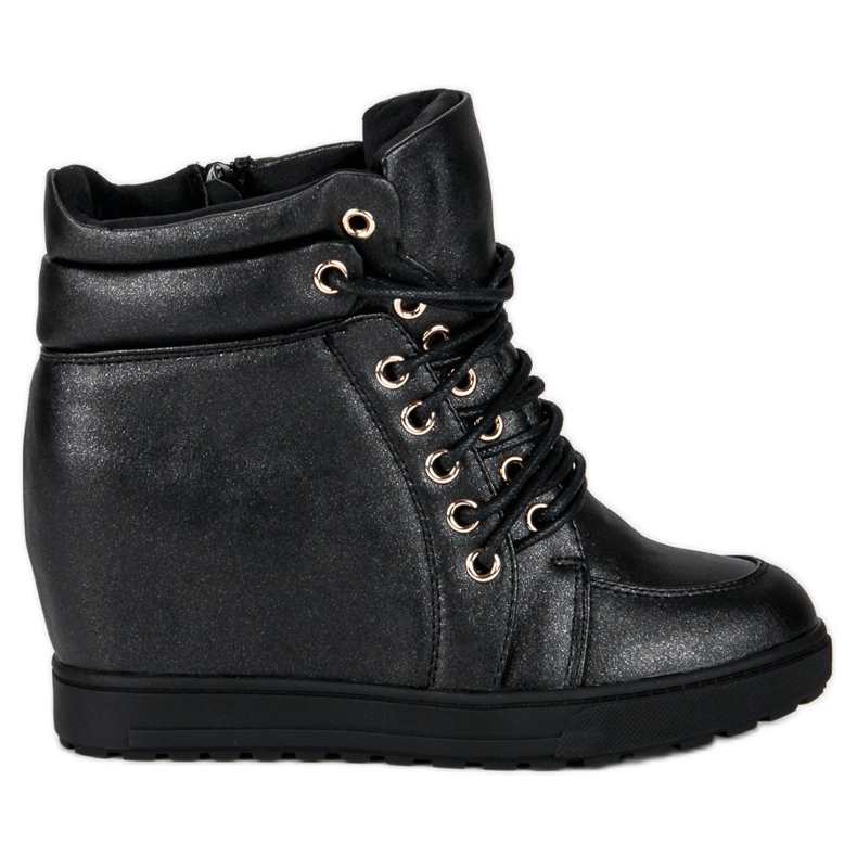 J. Star Tenisi eleganti legati negru