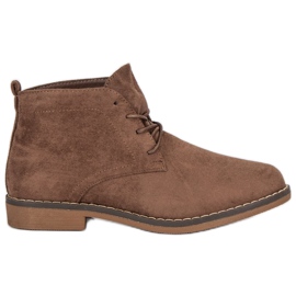 Botine cu legătură mică maro Botine cu legătură mică maro