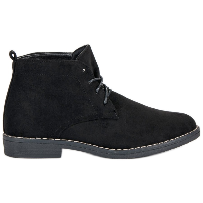 Cizme cu legături joase negru