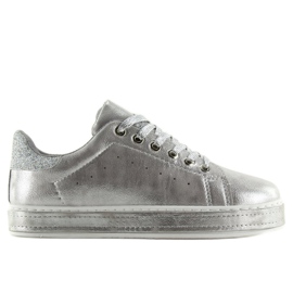 Adidasi de dama argintii K-301 Silver gri Adidasi de dama argintii K-301 Silver gri
