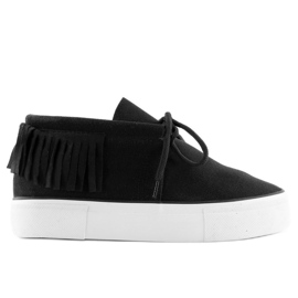 Adidasi negri dama A-63 Black negru