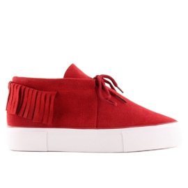 Adidasi roșii de damă A-63 Red roșu Adidasi roșii de damă A-63 Red roșu
