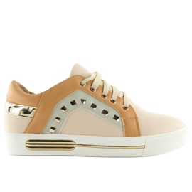 Adidași pentru femei BH-115 Camel bej multicolor