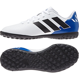 Ghete de fotbal Adidas Nemeziz Messi Tango In Jr DB2401 alb alb
