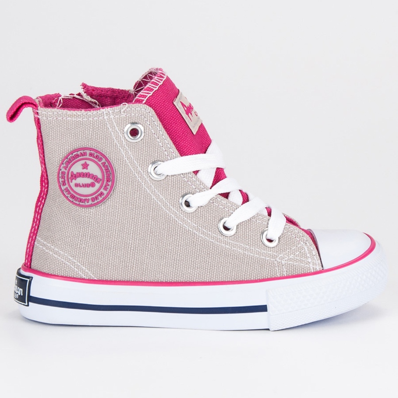 American Club Pantaloni americani cu glezna gri