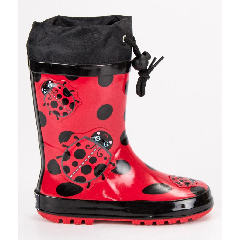 American Club Galoshes ladybirds american roșu