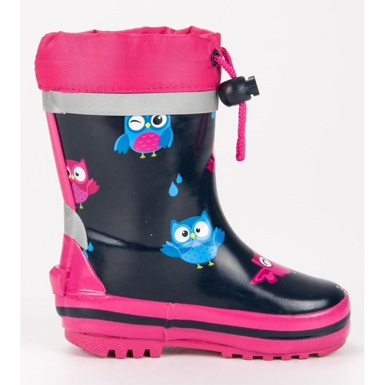 Wellington cu țesătură roz