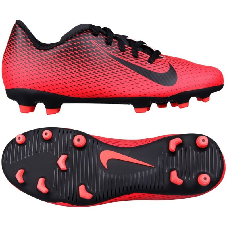 Pantofi de fotbal Nike Bravata Ii Fg Jr 844442-601 roșu roșu