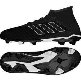 Ghete de fotbal Adidas Predator 18.2 Fg M DB1996 negru negru