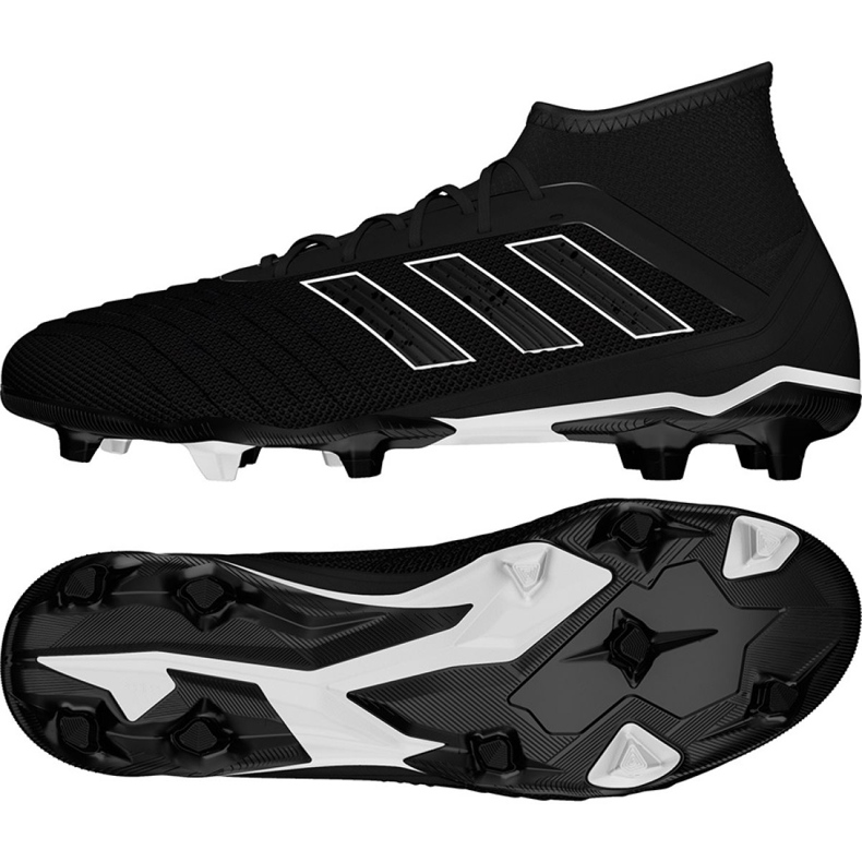 Ghete de fotbal Adidas Predator 18.2 Fg M DB1996 negru negru