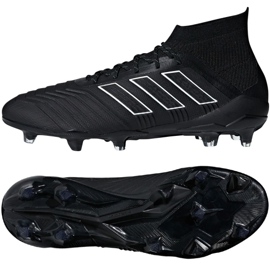 Ghete de fotbal Adidas Predator 18.1 Fg M DB2038 negru negru