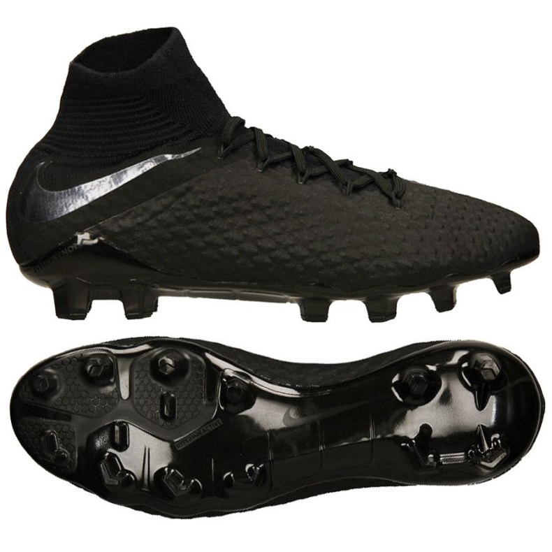 Pantofi de fotbal Nike Hypervenom Phantom 3 Pro Df Fg M AJ3802-001 negru negru
