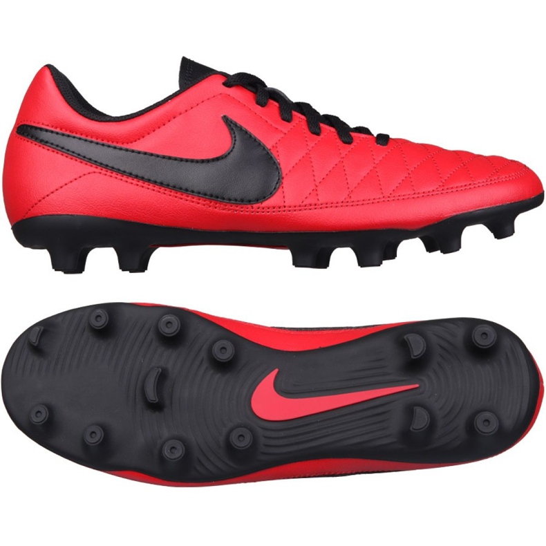 Pantofi de fotbal Nike Majestry Fg M AQ7902-600 roșu roșu