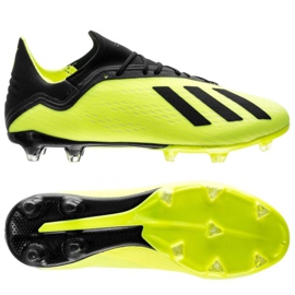 Ghete de fotbal Adidas X 18.2 Fg M DB2180 galben galben