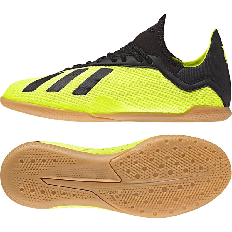 Încălțăminte de interior adidas X Tango 18.3 In Jr DB2426 galben galben