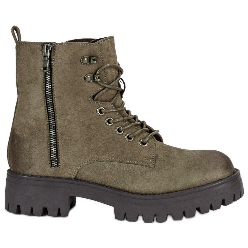 Corina Muncitori de piele intoarsa innodata maro