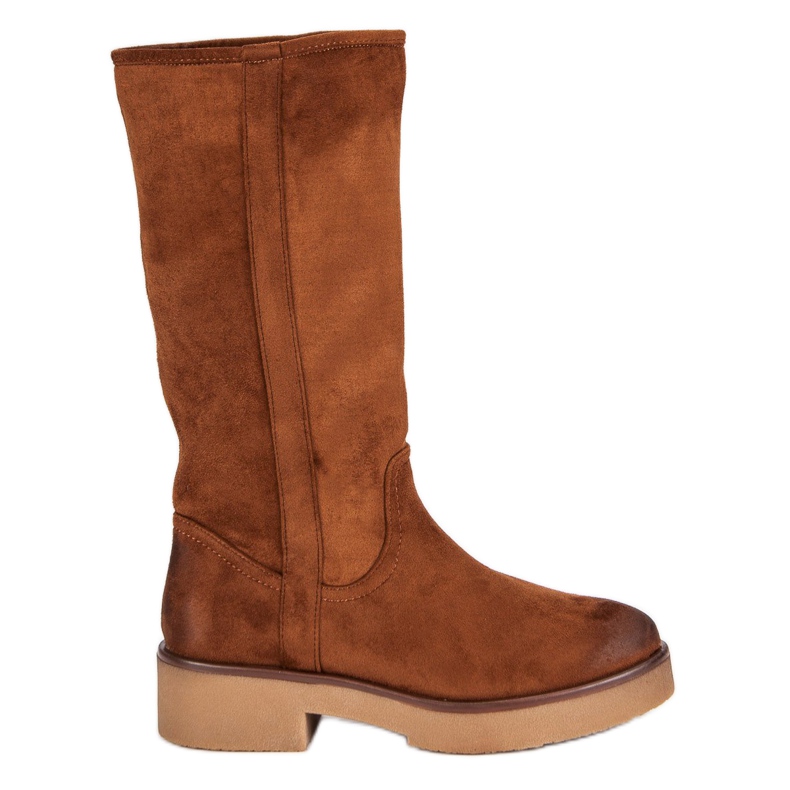 Corina Cizme de piele intoarsa de dama maro Corina Cizme de piele intoarsa de dama maro