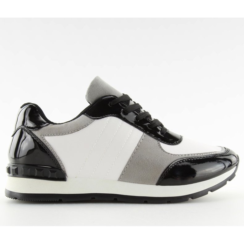 Pantofi sport dama alb-negru G-84 Black