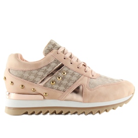 Pantofi sport de damă Pink G-119 Champagne roz Pantofi sport de damă Pink G-119 Champagne roz