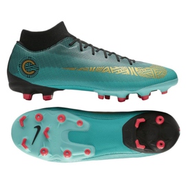 Pantofi de fotbal Nike Mercurial Superfly 6 Academy M CR7 Mg AJ3541-390 albastru albastru