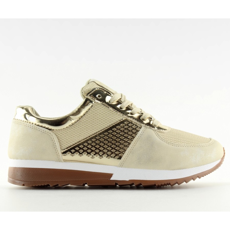 Pantofi sport de damă aurii N007 Aur de aur Pantofi sport de damă aurii N007 Aur de aur