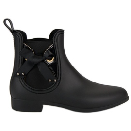 Vices Cizme de cauciuc negre, vicii negru Vices Cizme de cauciuc negre, vicii negru