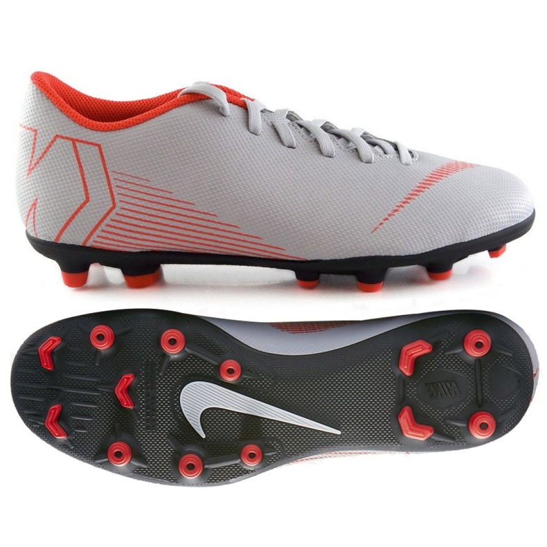 Pantofi de fotbal Nike Mercurial Vapor 12 Club M AH7378-060 multicolor gri