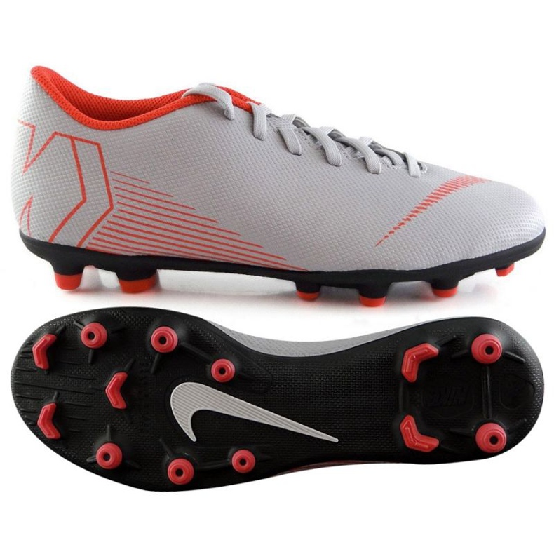 Pantofi de fotbal Nike Mercurial Vapor 12 Club Gs Mg Jr AH7350-060 multicolor alb