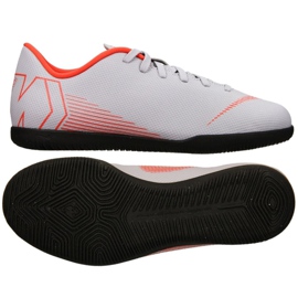 Pantofi de sală Nike Mercurial Vapor 12 Club Gs Ic Jr AH7354-060 multicolor alb