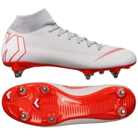 Pantofi de fotbal Nike Mercurial Superfly 6 Academy Sg Pro M AH7364-060 multicolor alb Pantofi de fotbal Nike Mercurial Superfly 6 Academy Sg Pro M AH7364-060 multicolor alb