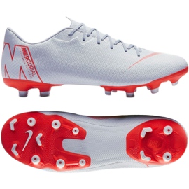 Pantofi de fotbal Nike Mercurial Vapor 12 Academy Fg M AH7375-060 alb alb