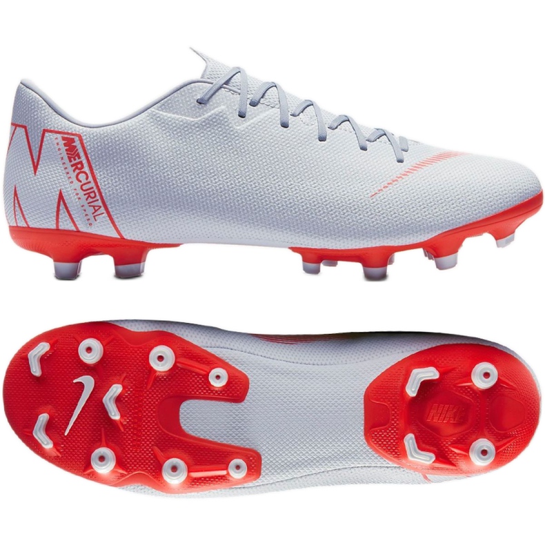Pantofi de fotbal Nike Mercurial Vapor 12 Academy Fg M AH7375-060 alb alb