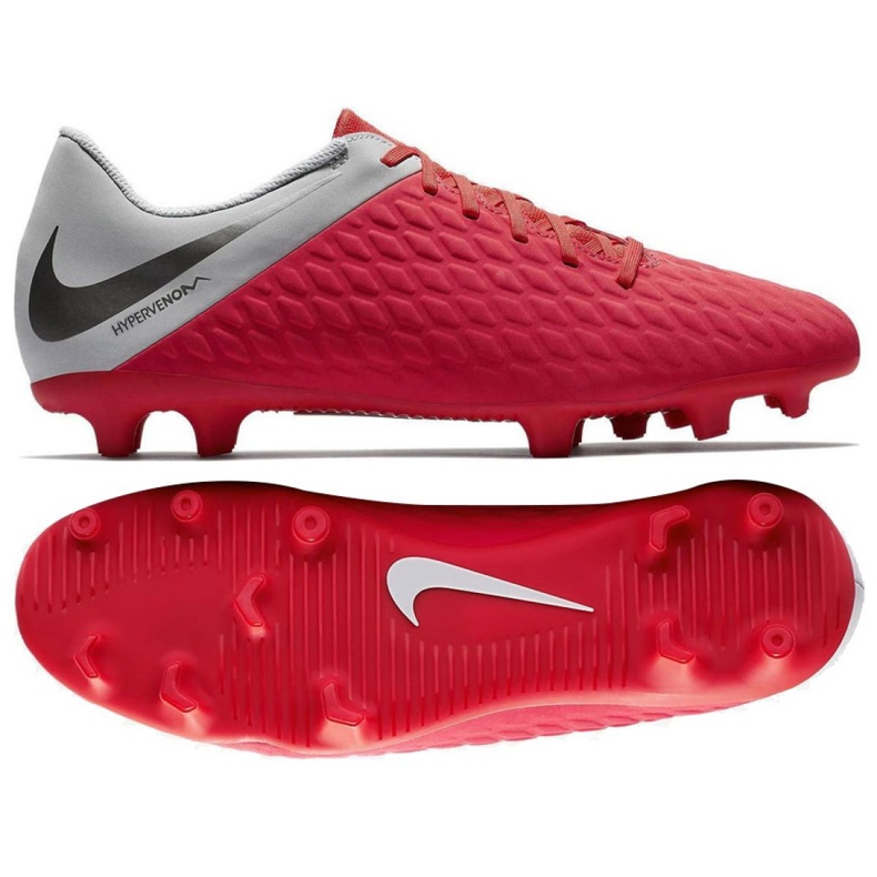 Pantofi de fotbal Nike Hypervenom Phantom 3 Club Fg 3 M AJ4145-600 roșu roșu Pantofi de fotbal Nike Hypervenom Phantom 3 Club Fg 3 M AJ4145-600 roșu roșu