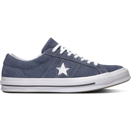 Converse One Star '74 Premium Suede Albastru Converse One Star '74 Premium Suede Albastru