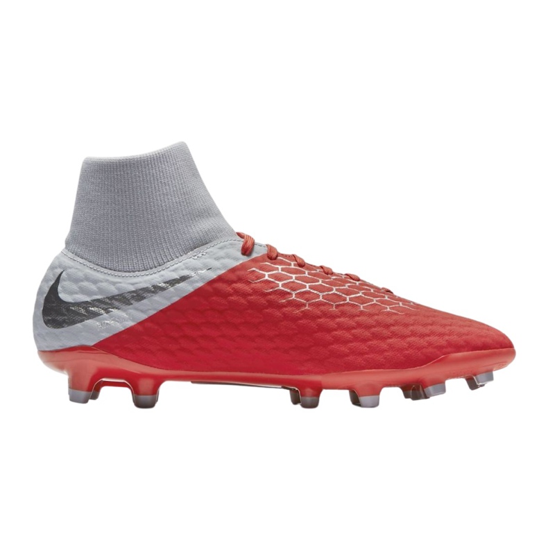 Pantofi de fotbal Nike Hypervenom 3 Academy Df Fg M AQ9217-600 multicolor argint