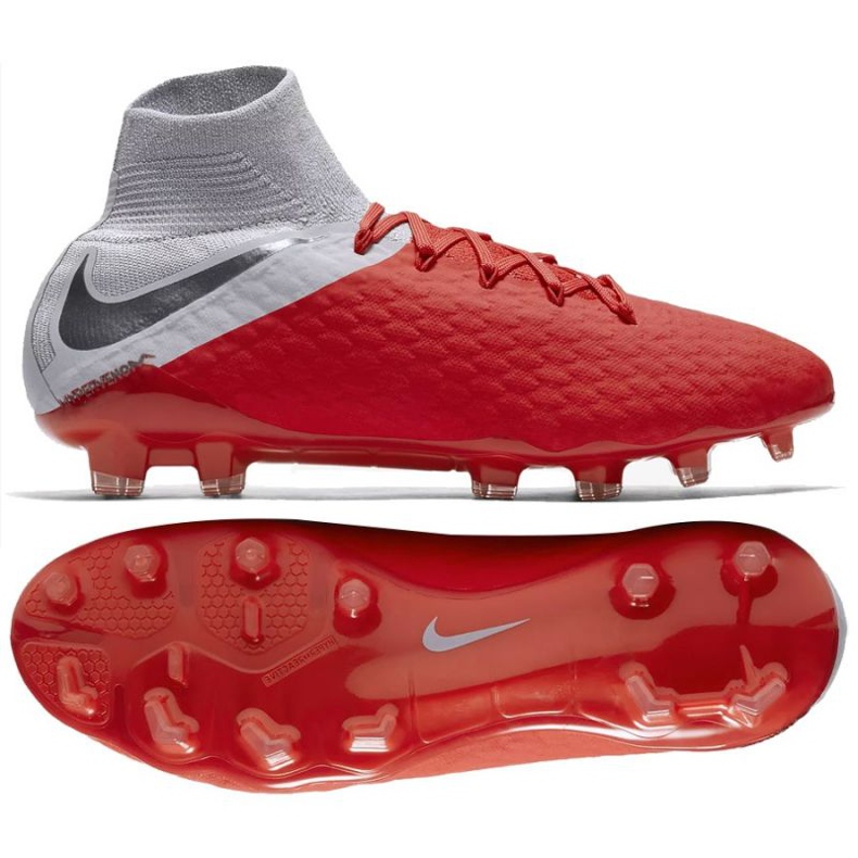 Pantofi de fotbal Nike Hypervenom Phantom 3 Pro Df Fg M AJ3802-600 roșu roșu