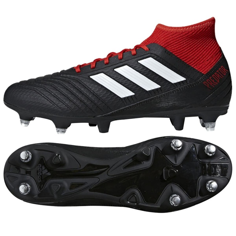 Ghete de fotbal Adidas Predator 18.3 Sg M BB7749 roșu negru