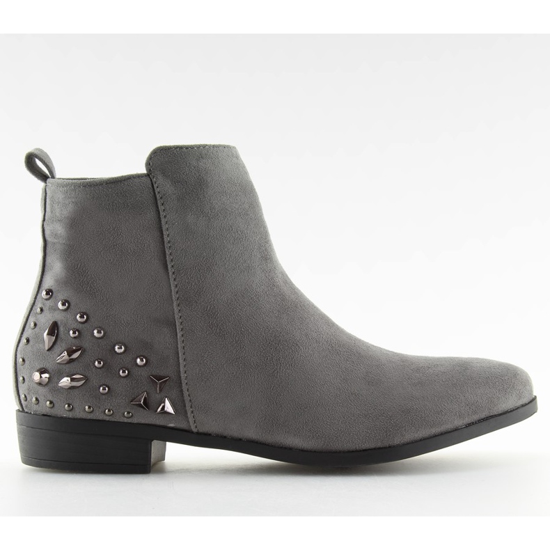 Cizme gri Jodhpur MB188-112 gri