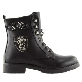 Cizme negre pentru femei cizme negre H950 Negru