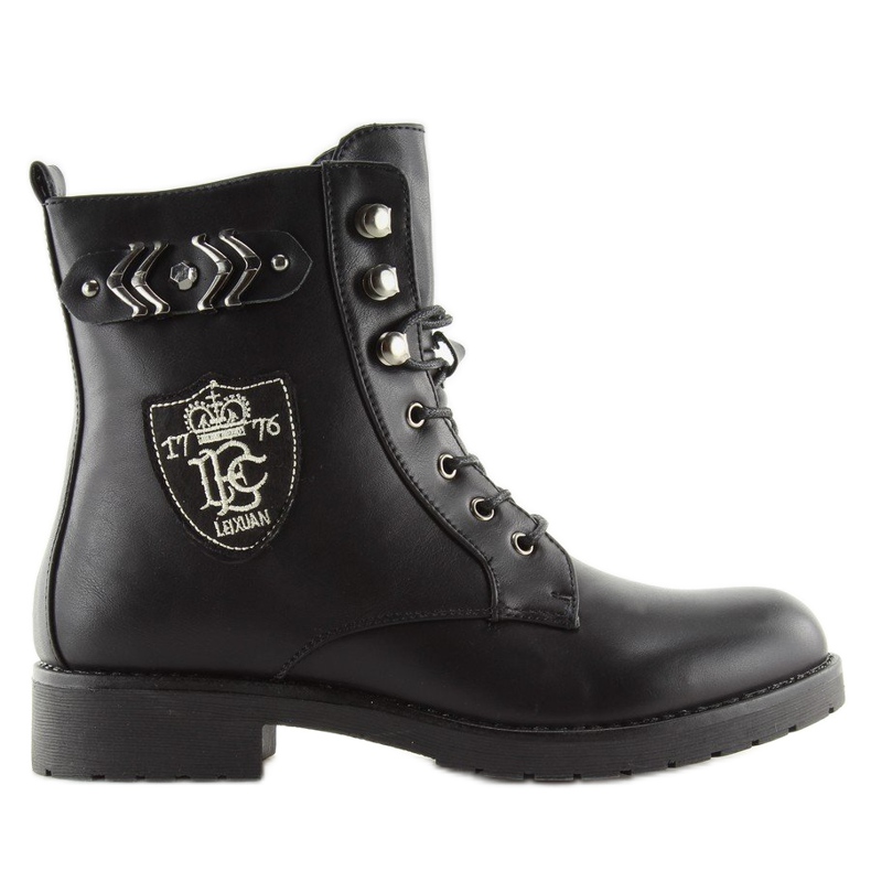 Cizme negre pentru femei cizme negre H950 Negru